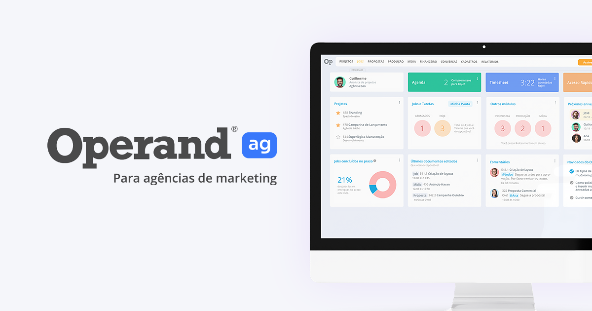 Sistema para Agências de Publicidade e Marketing | Operand